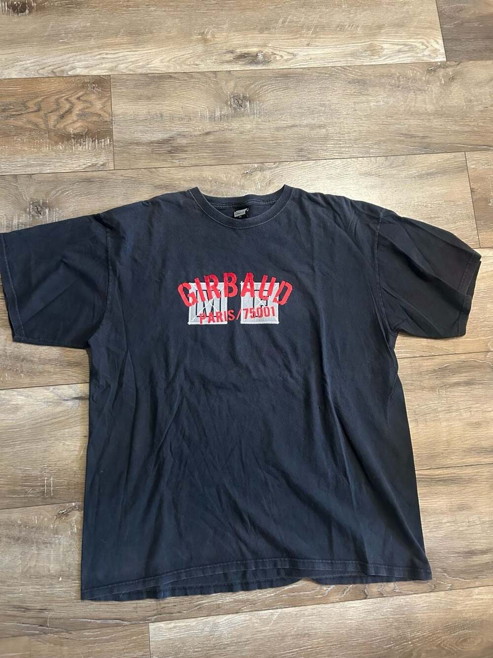 Marithe Francois Girbaud Paris 75001 Graphic T-Shirt Black Vintage Size XXL